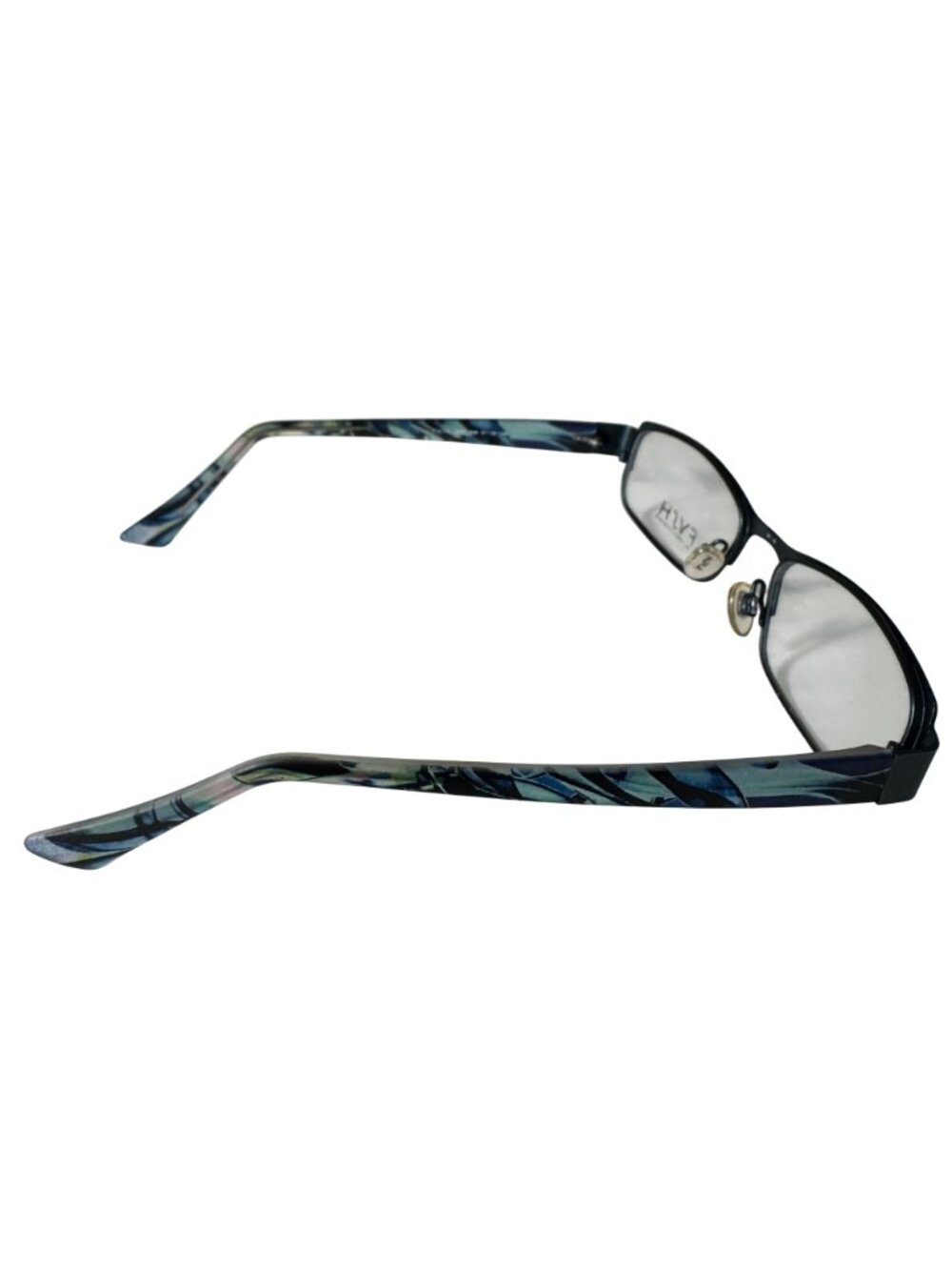 Fysh Urban Eyewear Eyeglasses 51-18-135 3480 Aqua/Blue Rectangle Frames Only UK - Picture 7 of 12